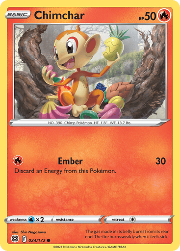 Chimchar - Brilliant Stars 24