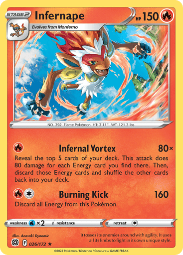 Infernape - Brilliant Stars 26