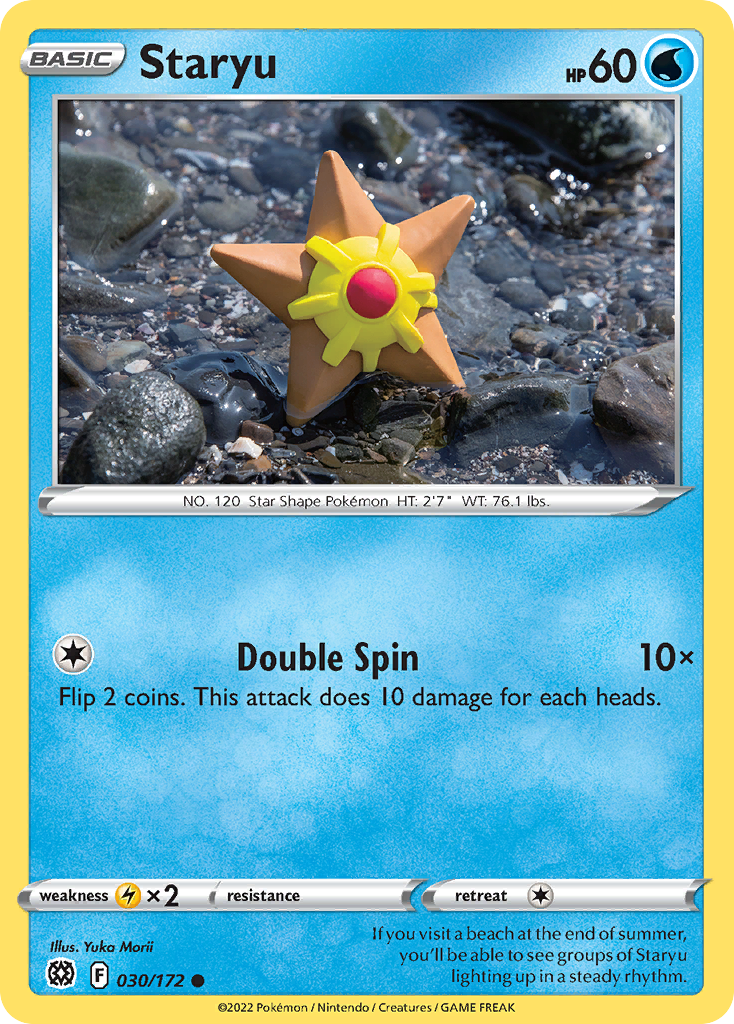 Staryu – Brilliant Stars 030/172 Pokémon card