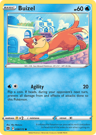 Buizel - Brilliant Stars 38