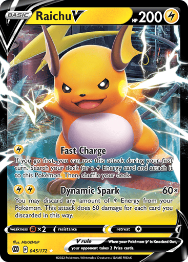Raichu V - Brilliant Stars 45