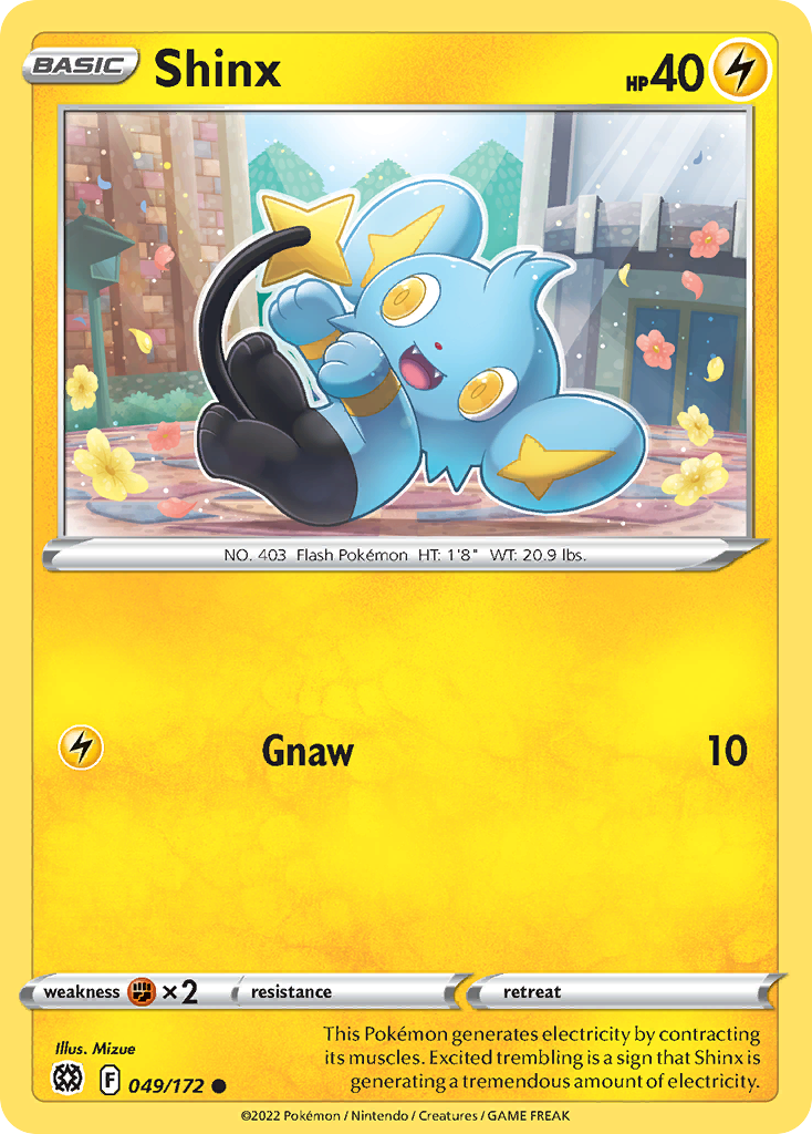 Shinx – Brilliant Stars 049/172 Pokémon card