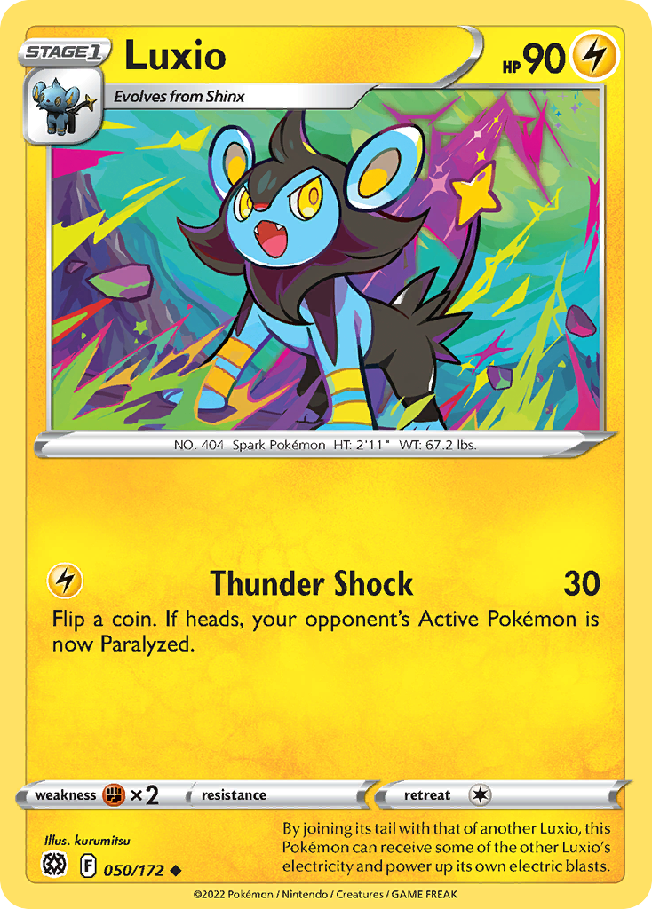 Luxio – Brilliant Stars 050/172 Pokémon card