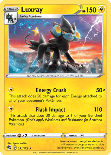 Luxray - Brilliant Stars 51