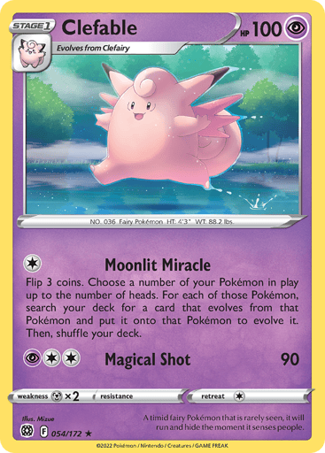 Clefable - Brilliant Stars 54