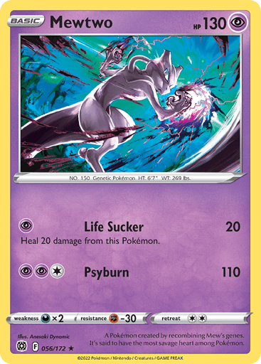 Mewtwo - Brilliant Stars 56