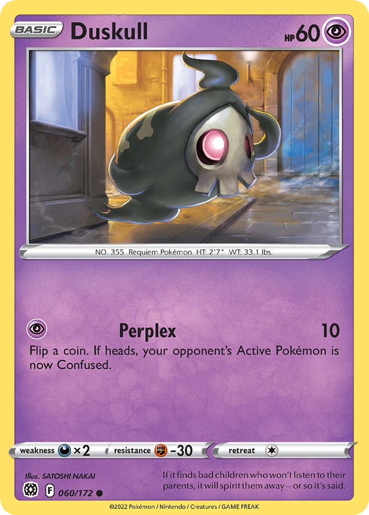 Duskull – Brilliant Stars 060/172 Pokémon card