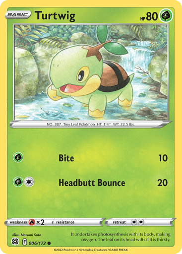 Turtwig - Brilliant Stars 6