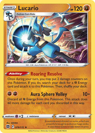 Lucario - Brilliant Stars 79