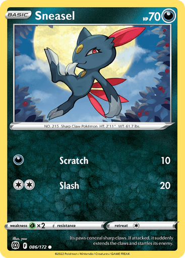 Sneasel - Brilliant Stars 86