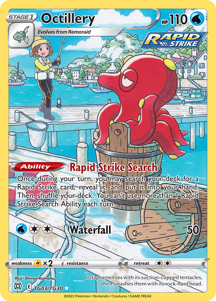 Octillery – Brilliant Stars Trainer Gallery TG03/TG30 Pokémon card