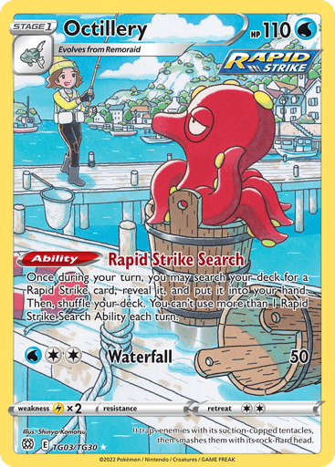 Octillery - Brilliant Stars Trainer Gallery TG03