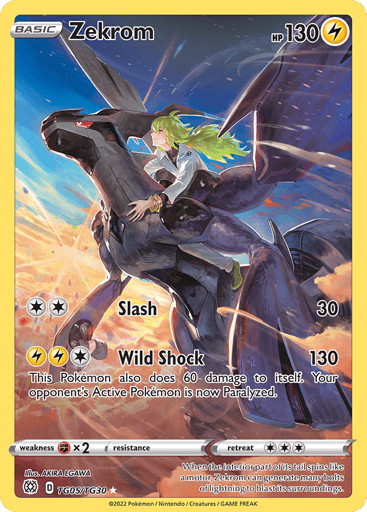 Zekrom - Brilliant Stars Trainer Gallery TG05