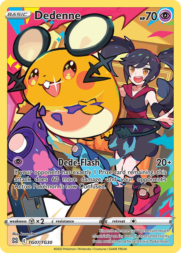 Dedenne – Brilliant Stars Trainer Gallery TG07/TG30 Pokémon card