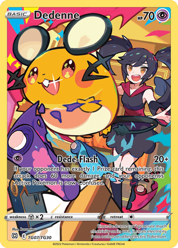 Dedenne - Brilliant Stars Trainer Gallery TG07