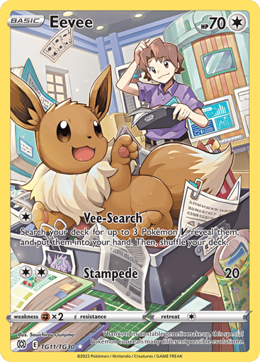 Eevee - Brilliant Stars Trainer Gallery TG11