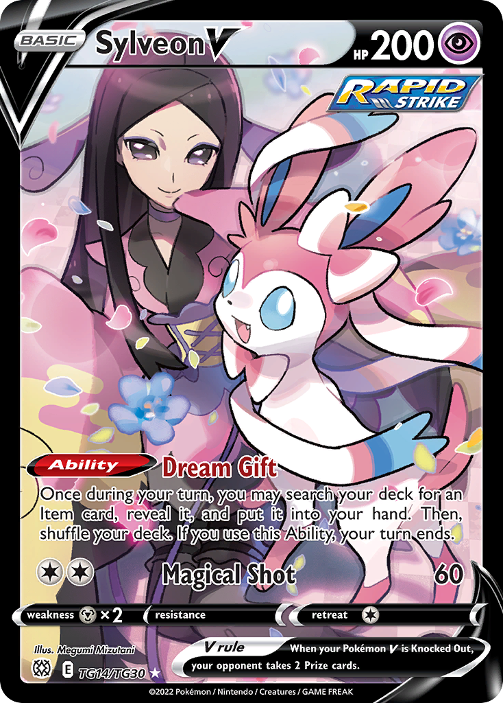 Sylveon V – Brilliant Stars Trainer Gallery TG14/TG30 Pokémon card