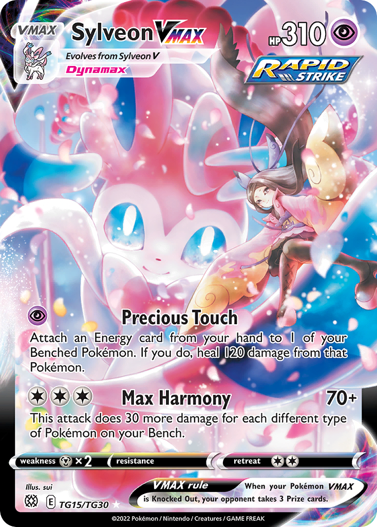 Sylveon VMAX – Brilliant Stars Trainer Gallery TG15/TG30 Pokémon card
