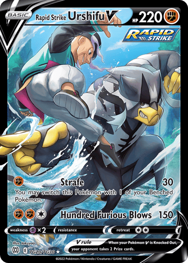 Rapid Strike Urshifu V - Brilliant Stars Trainer Gallery TG20
