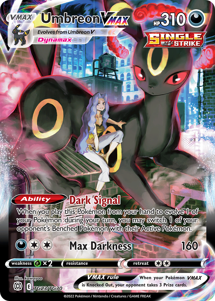 Umbreon VMAX – Brilliant Stars Trainer Gallery TG23/TG30 Pokémon card