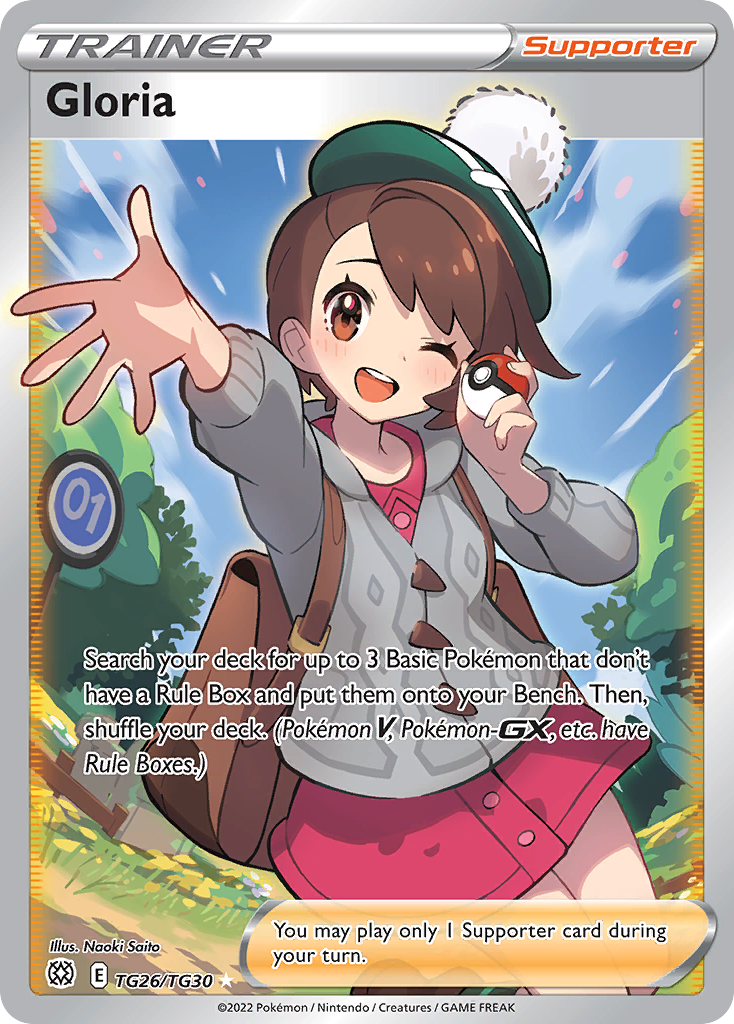 Gloria – Brilliant Stars Trainer Gallery TG26/TG30 Pokémon card