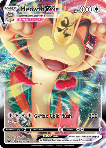 Meowth VMAX - SWSH Black Star Promos SWSH005