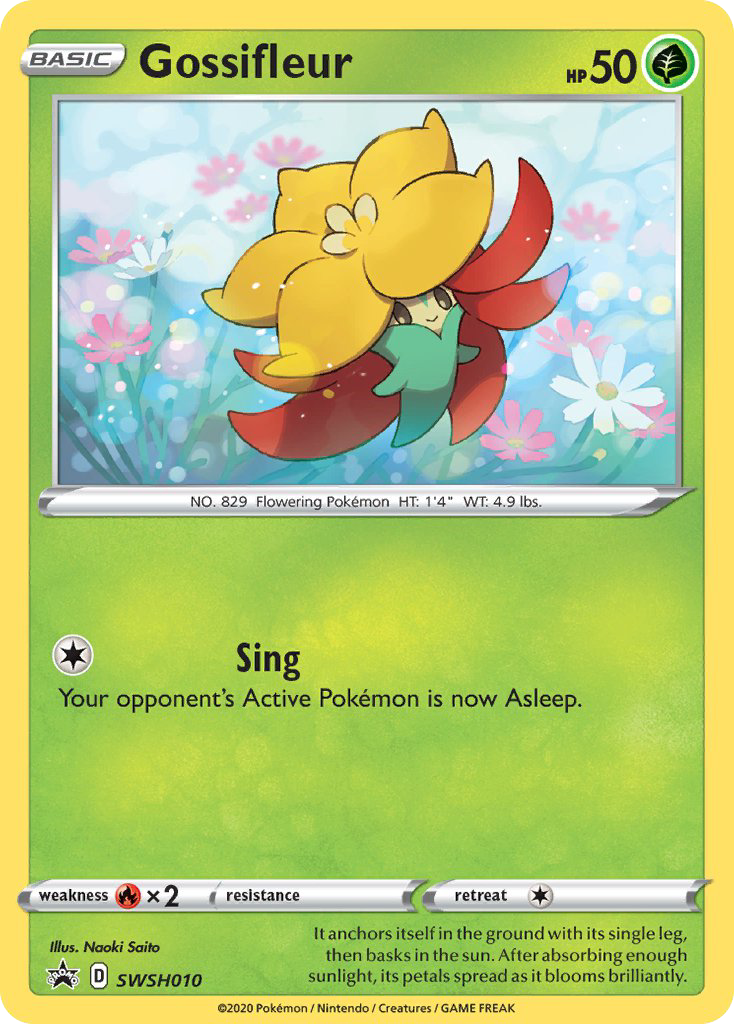 Gossifleur – SWSH Black Star Promos SWSH010 Pokémon card