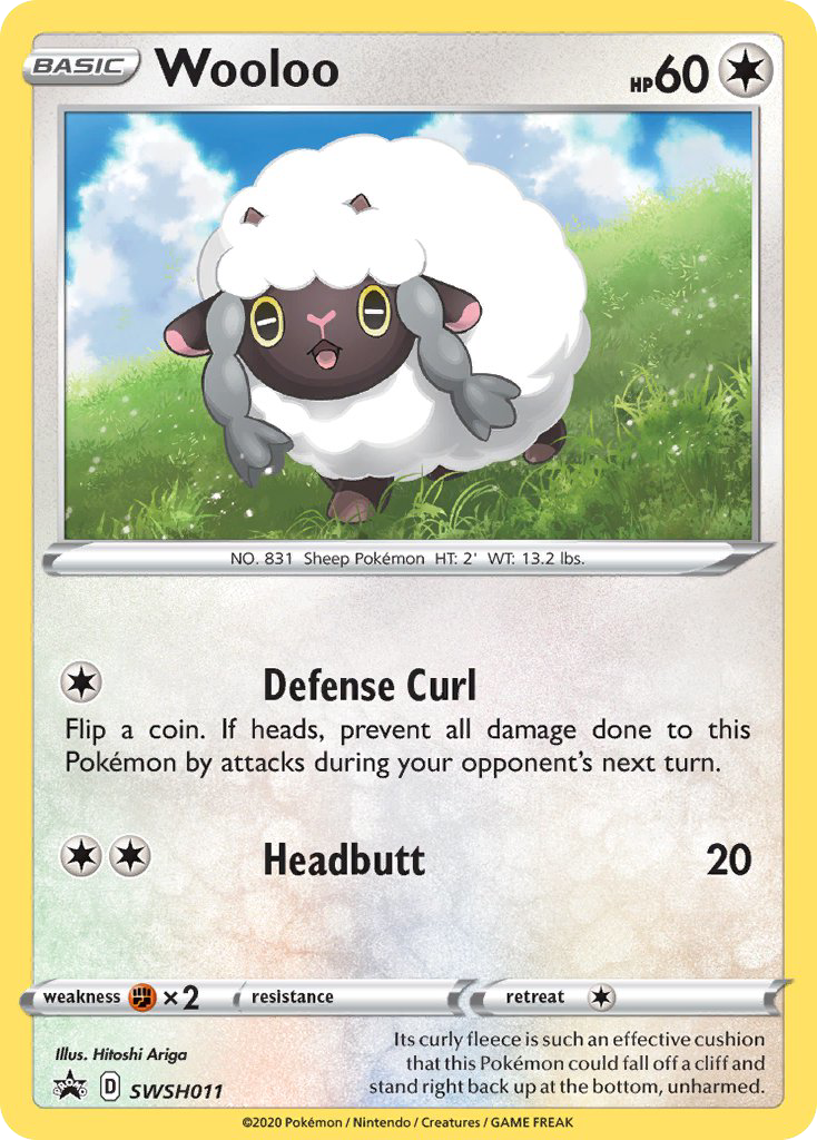 Wooloo – SWSH Black Star Promos SWSH011 Pokémon card