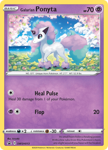 Galarian Ponyta - SWSH Black Star Promos SWSH013