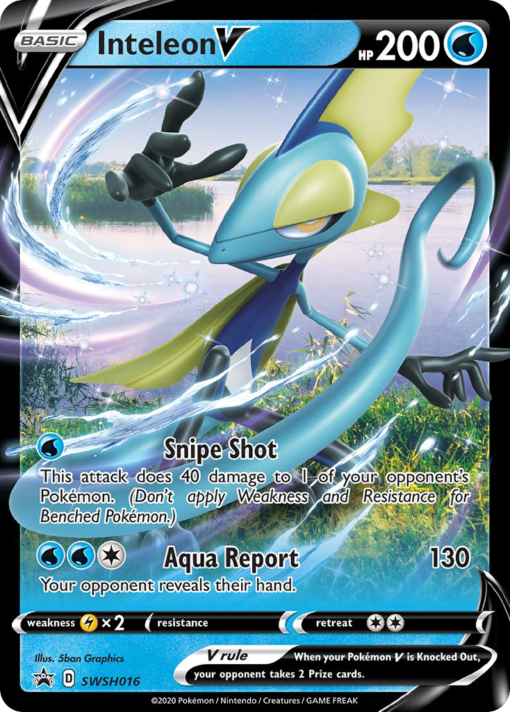 Inteleon V – SWSH Black Star Promos SWSH016 Pokémon card