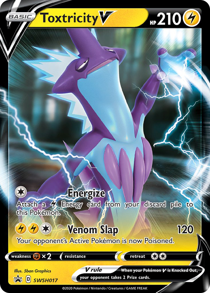 Toxtricity V – SWSH Black Star Promos SWSH017 Pokémon card