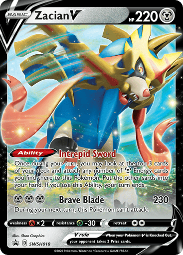 Zacian V - SWSH Black Star Promos SWSH018