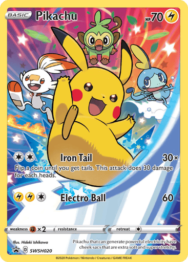 Pikachu - SWSH Black Star Promos SWSH020