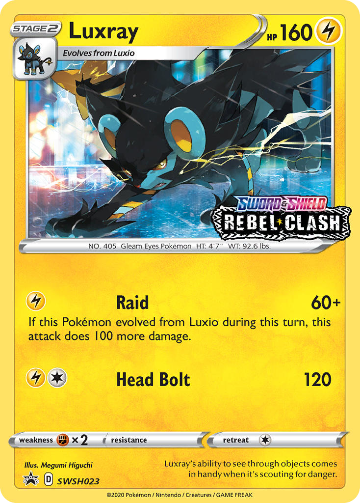 Luxray – SWSH Black Star Promos SWSH023 Pokémon card