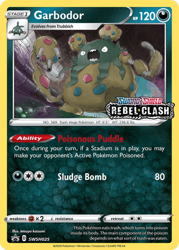 Garbodor - SWSH Black Star Promos SWSH025