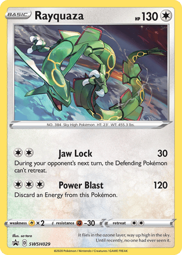 Rayquaza - SWSH Black Star Promos SWSH029
