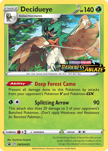 Decidueye - SWSH Black Star Promos SWSH035