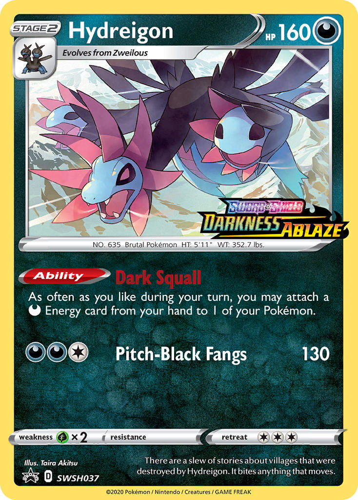 Hydreigon – SWSH Black Star Promos SWSH037 Pokémon card