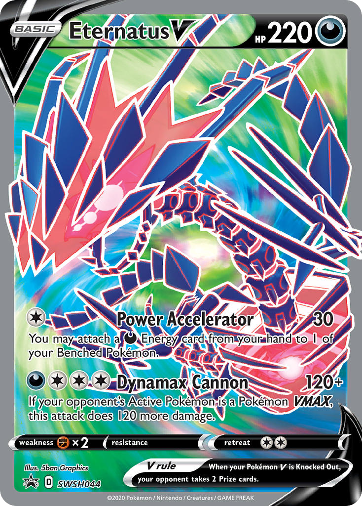 Eternatus V – SWSH Black Star Promos SWSH044 Pokémon card