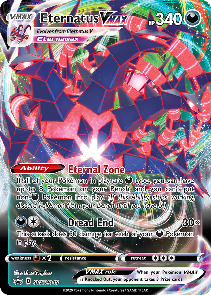 Eternatus VMAX – SWSH Black Star Promos SWSH045 Pokémon card
