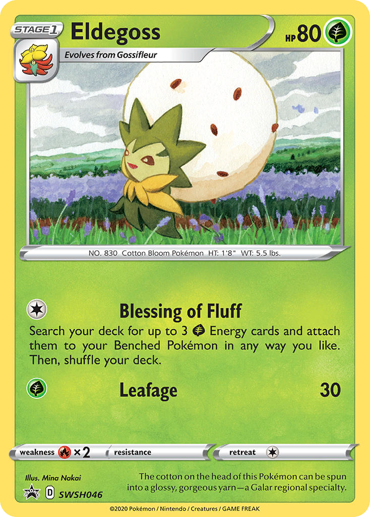 Eldegoss – SWSH Black Star Promos SWSH046 Pokémon card