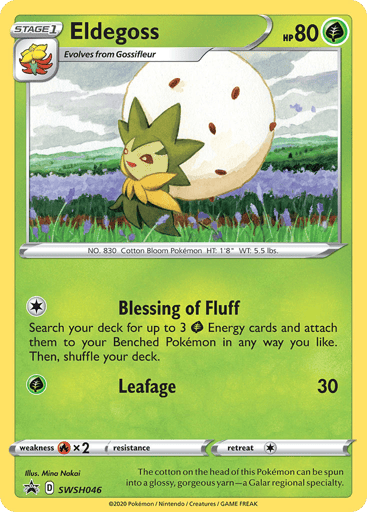 Eldegoss - SWSH Black Star Promos SWSH046