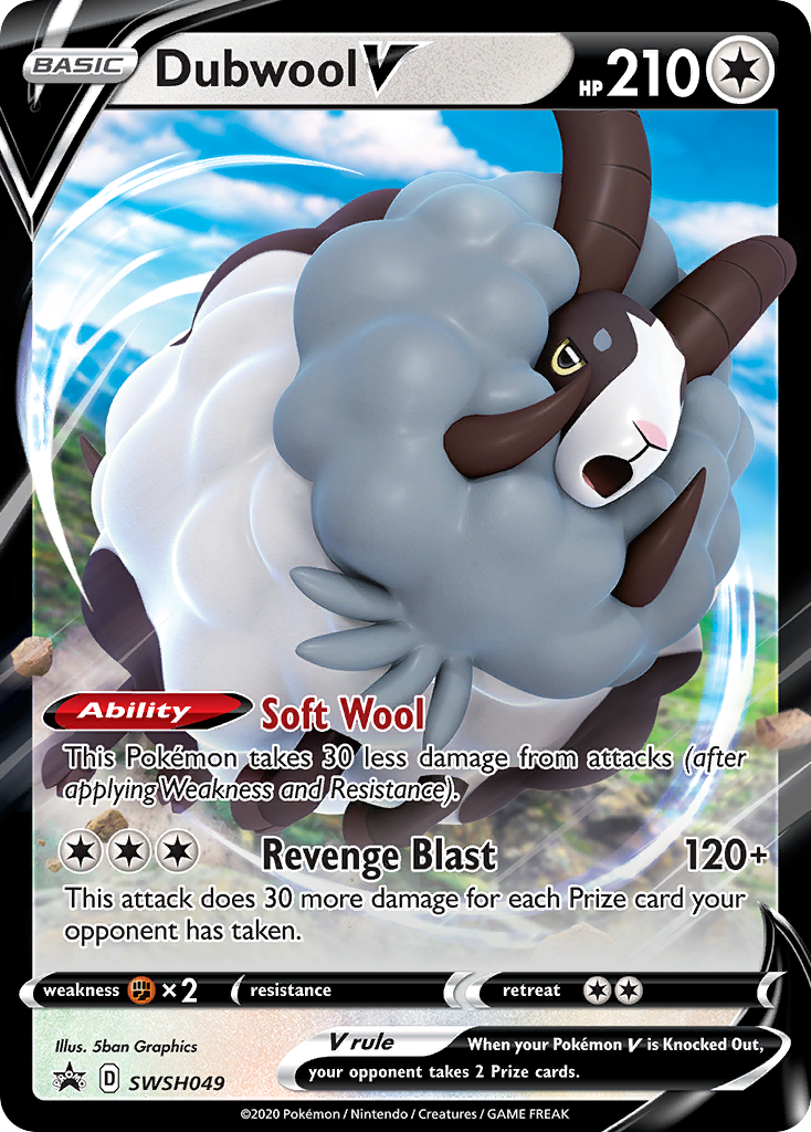 Dubwool V – SWSH Black Star Promos SWSH049 Pokémon card