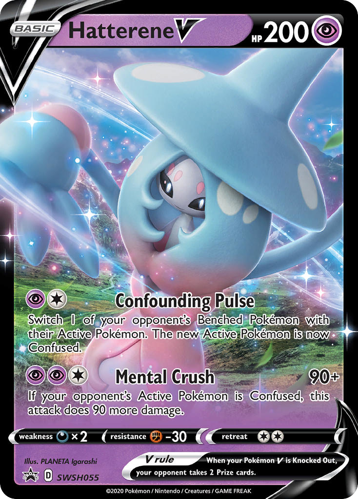 Hatterene V – SWSH Black Star Promos SWSH055 Pokémon card