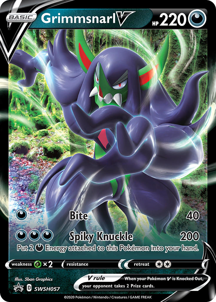 Grimmsnarl V – SWSH Black Star Promos SWSH057 Pokémon card