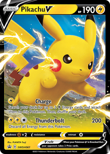 Pikachu V - SWSH Black Star Promos SWSH061