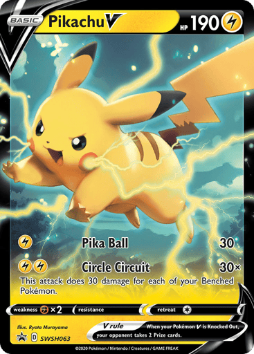 Pikachu V - SWSH Black Star Promos SWSH063