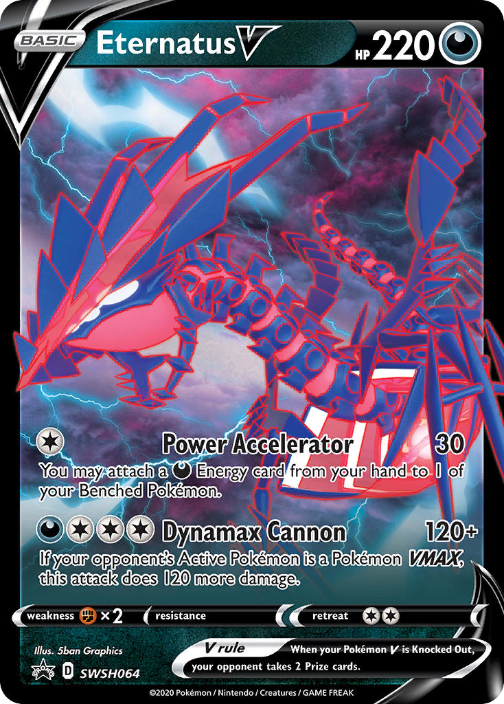 Eternatus V – SWSH Black Star Promos SWSH064 Pokémon card