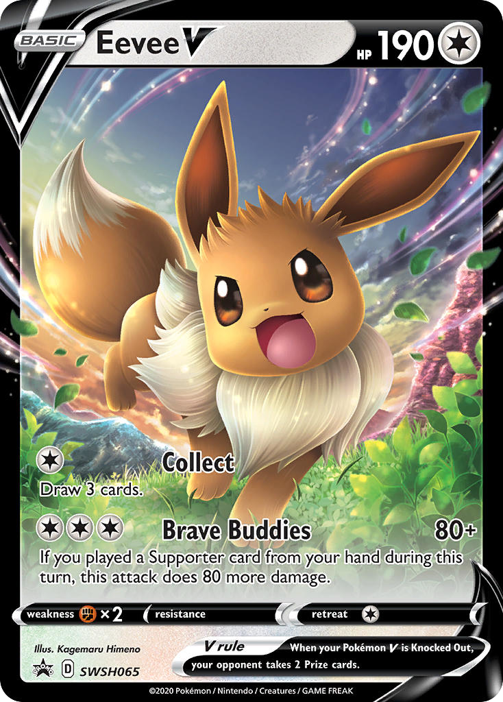 Eevee V – SWSH Black Star Promos SWSH065 Pokémon card