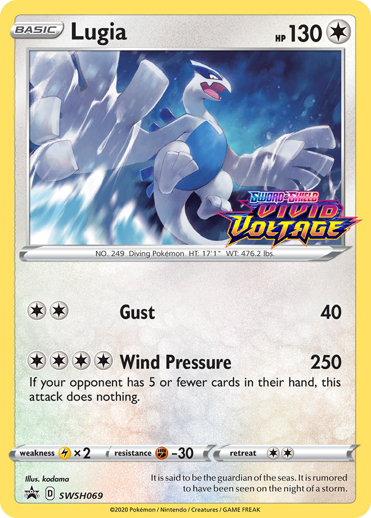 Lugia – SWSH Black Star Promos SWSH069 Pokémon card